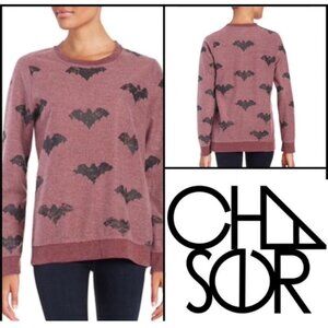 Chaser Discontinued Bat Sweatshirt Small NWT - Perfect Goth athleisure